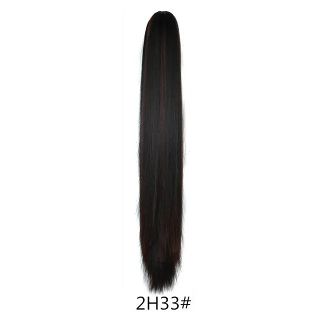 22inch Claw Clip On Ponytail Hair Extension Synthetic