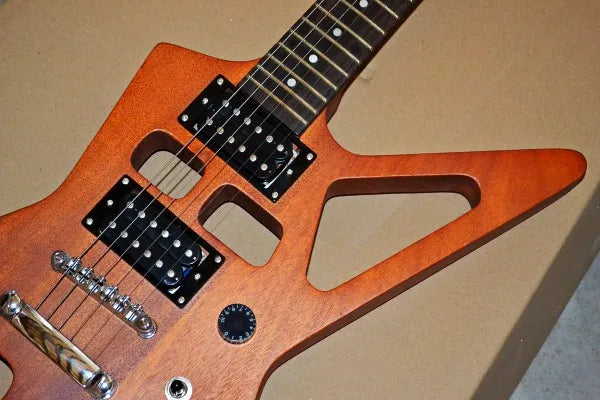 Factory customized goose shaped 6 electric guitar hollow