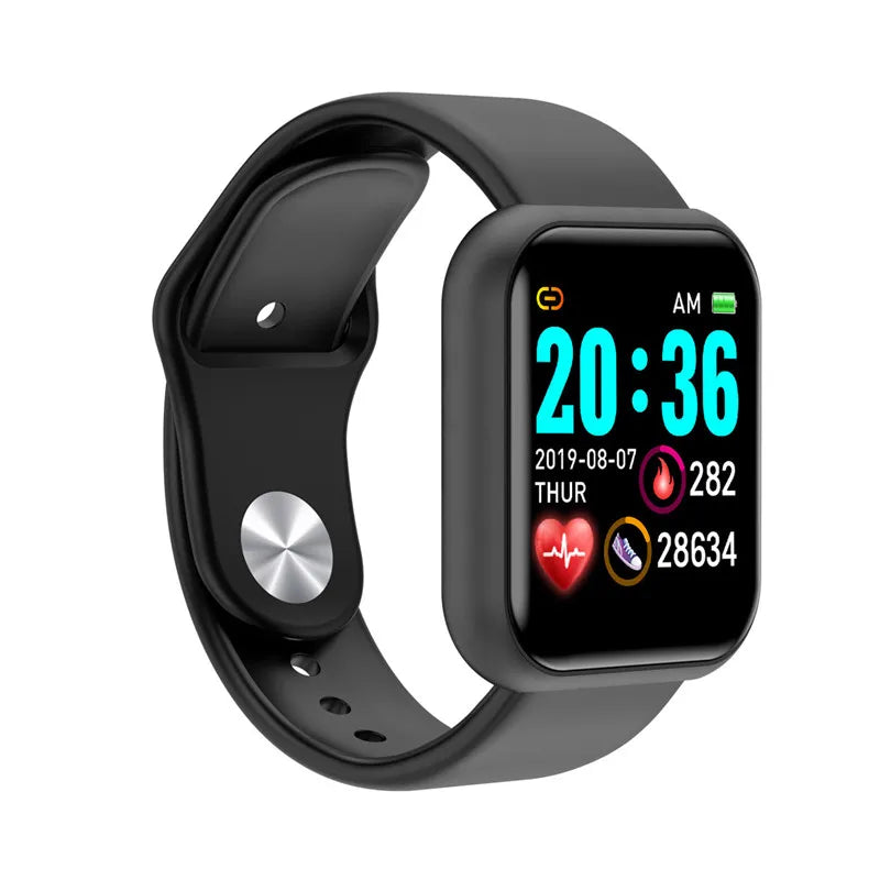 Bluetooth Smart Watch Pedometer Wristband Heart Rate Blood