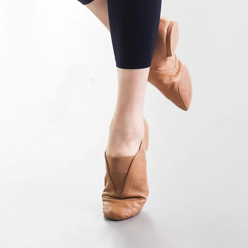 Central gore Geninue leather Slip on Dance Jazz