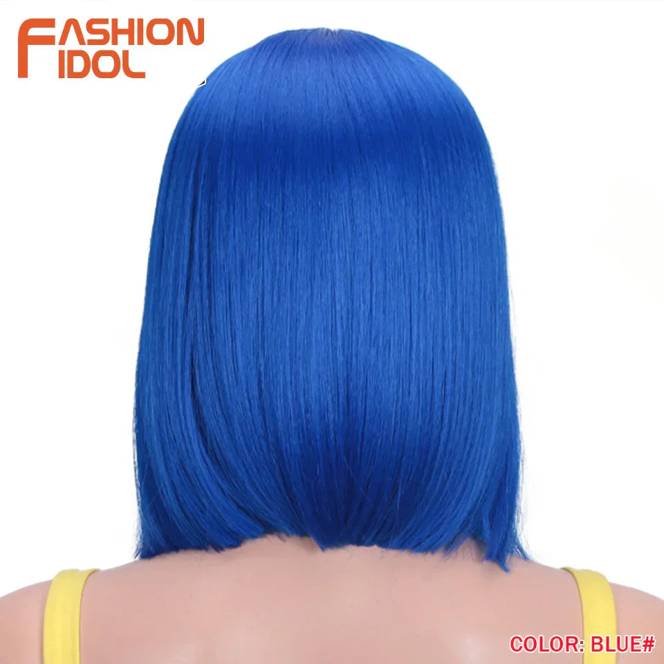 FASHION IDOL 10 Inch Bob Wigs Straight Hair