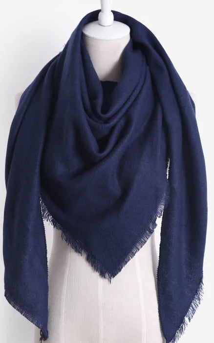 2024 New Fashion Winter Warm Triangle Scarf For