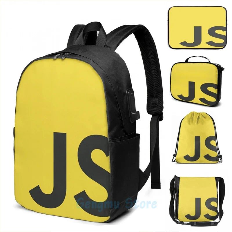 Funny Graphic print javascript js programming language logo