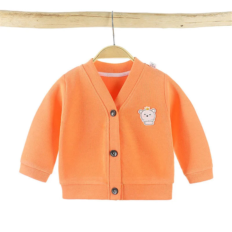 Winter/Autumn Baby Girls Boys Cardigan Sweater Tops Solid