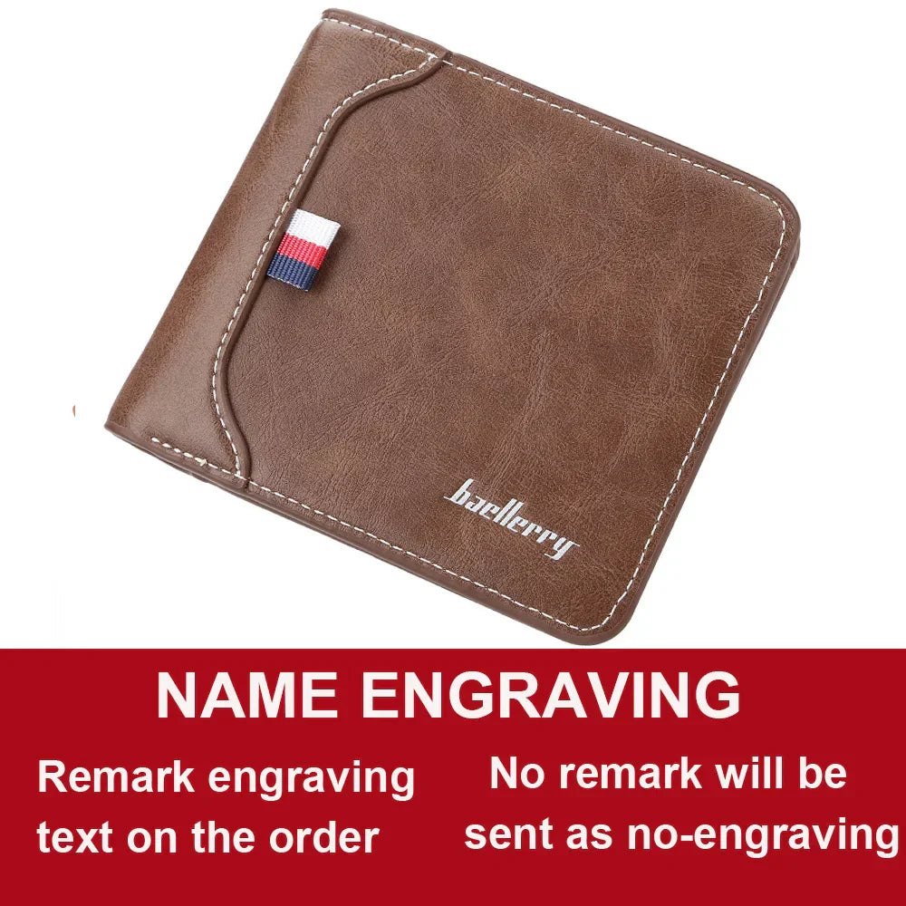 2021 Men’s Wallet – Customized PU Leather Card Holder