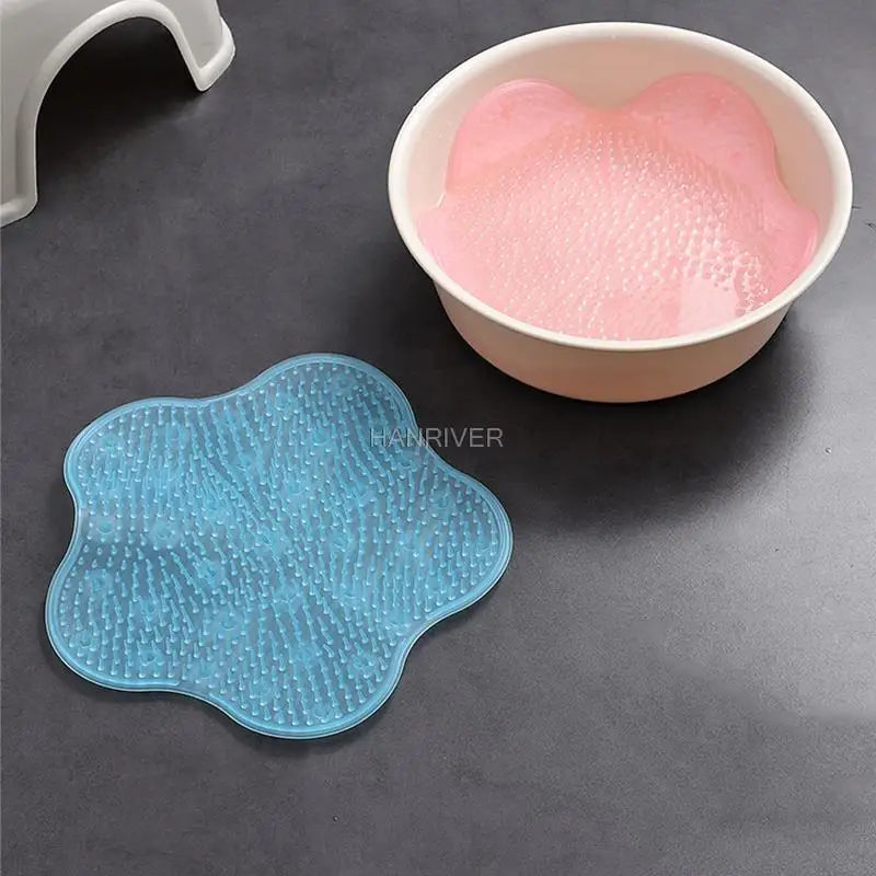 Silicone Bath Foot Massage Pad Mat Shower Back