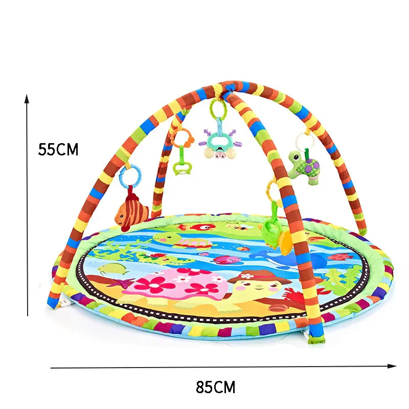 Multifunctional Fitness Frame Round Play Crawling Mat 0-12
