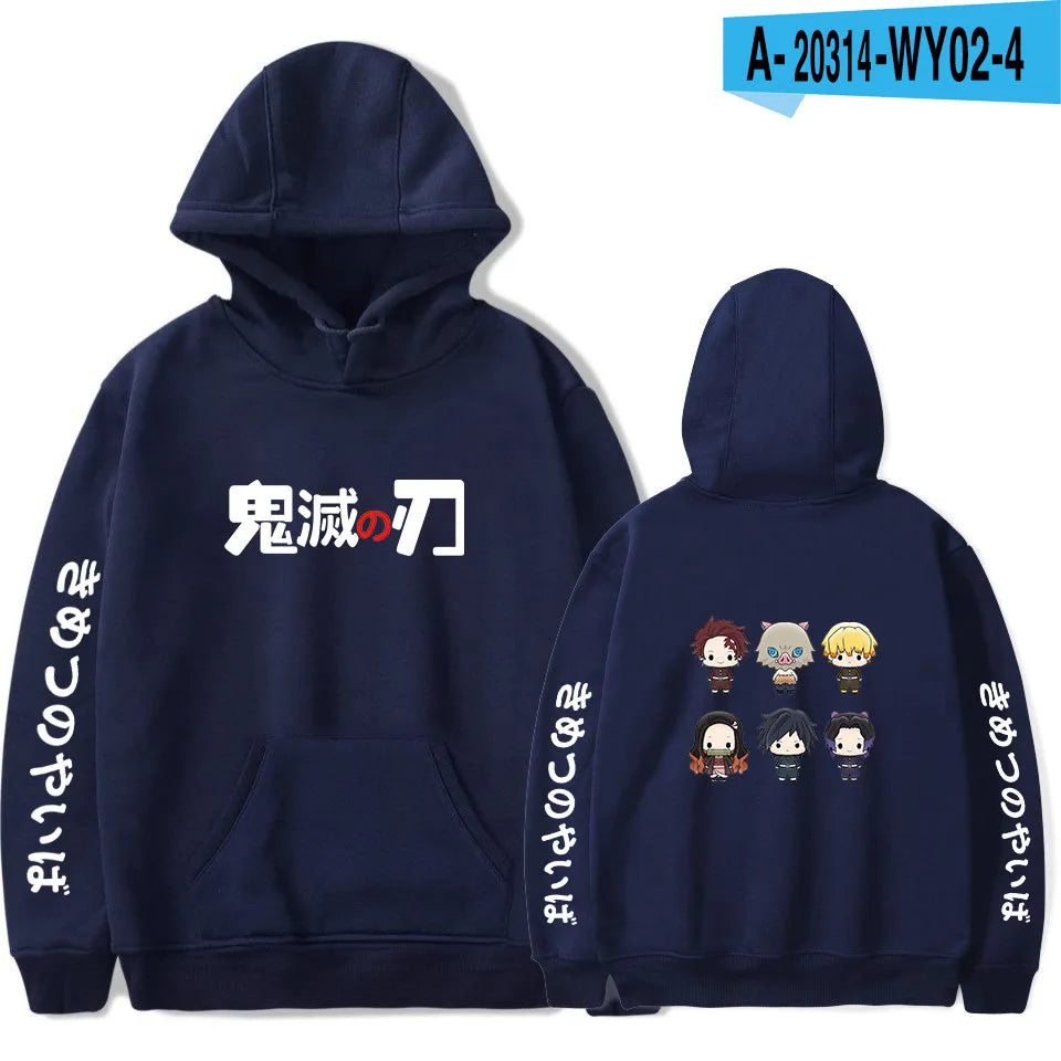 Anime Hoodie Demon Slayer Oversized Hoodies Sweatshirts Men/Womens