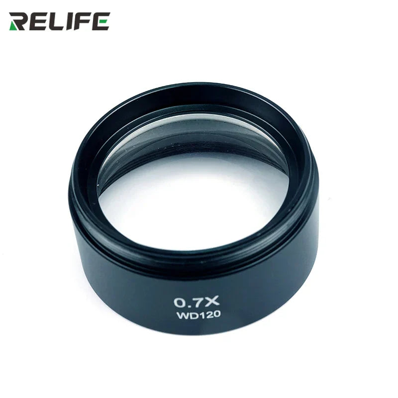 RELIFE 0.5X 0.7X Trinocular Stereo Microscope Auxiliary Lens