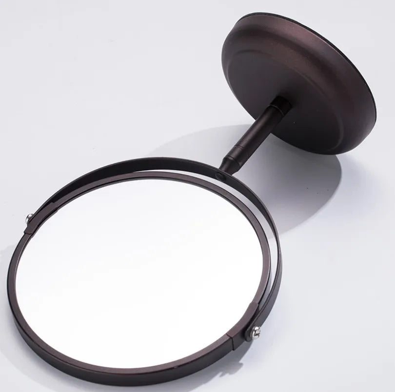 7 inch Desktop Makeup Mirror 2-Face Metal 5X