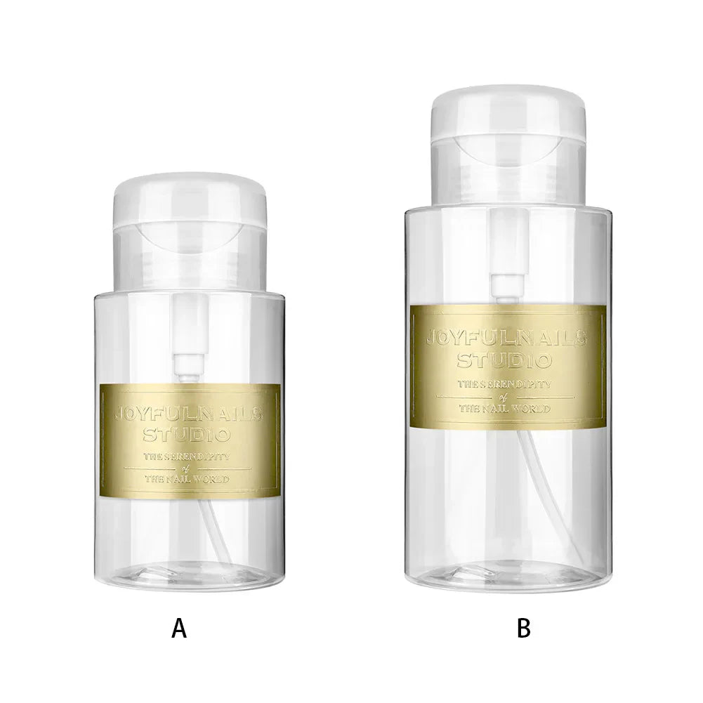 150/300ml Push Down Empty Pump Dispenser For Nail