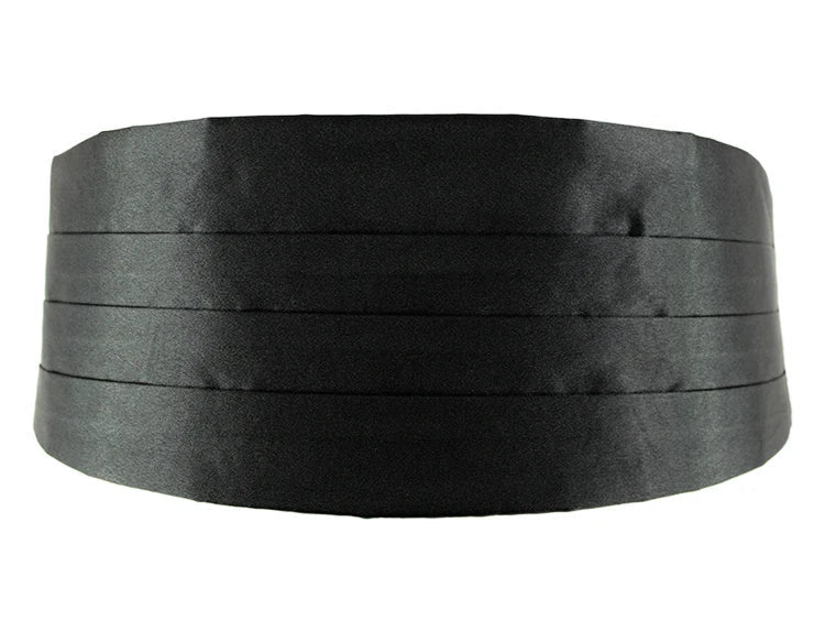 Men Classic Satin Cummerbund Elastic Bellyband Basic Tuxedo