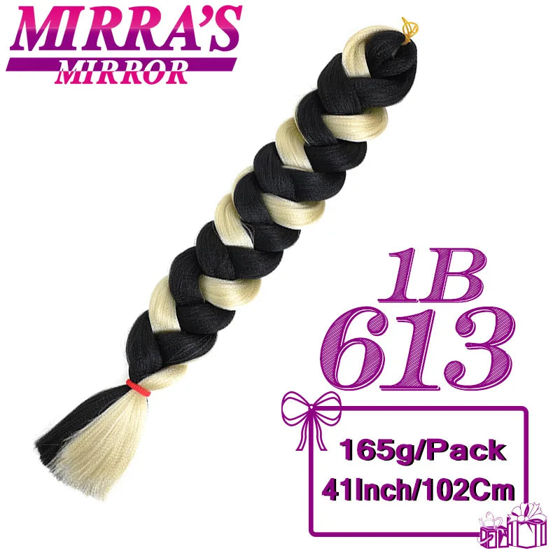 82" Jumbo Box Braids Synthetic Hair Extensions