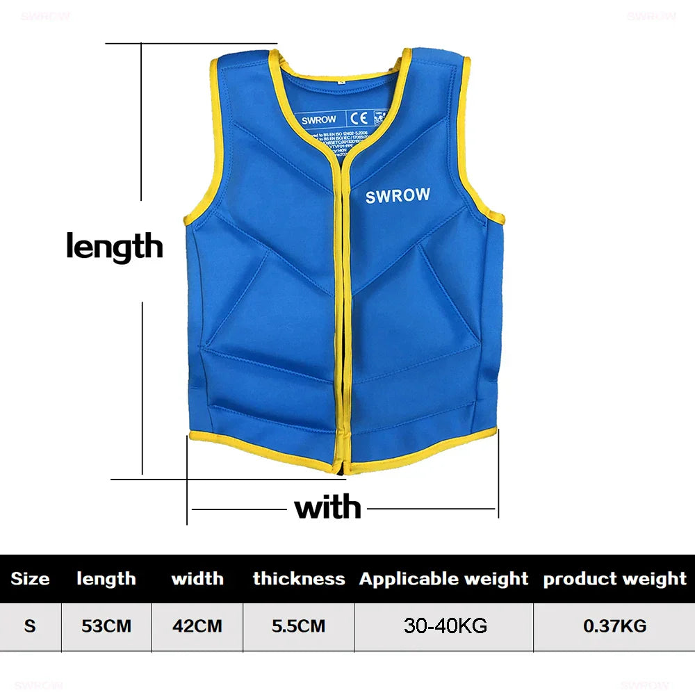 SWROW Life Jacket Fishing Vest Water Sports Kayaking