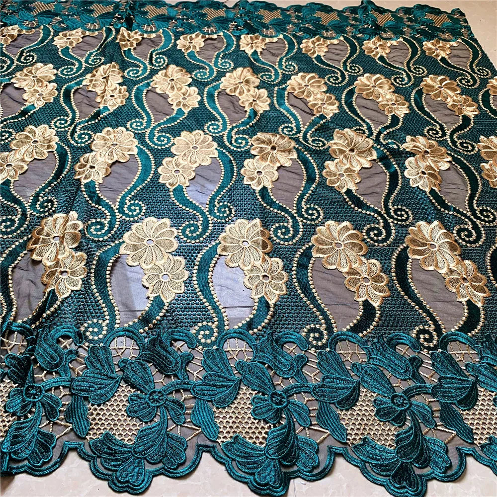 2022 High Quality African Nigerian French Tulle Lace