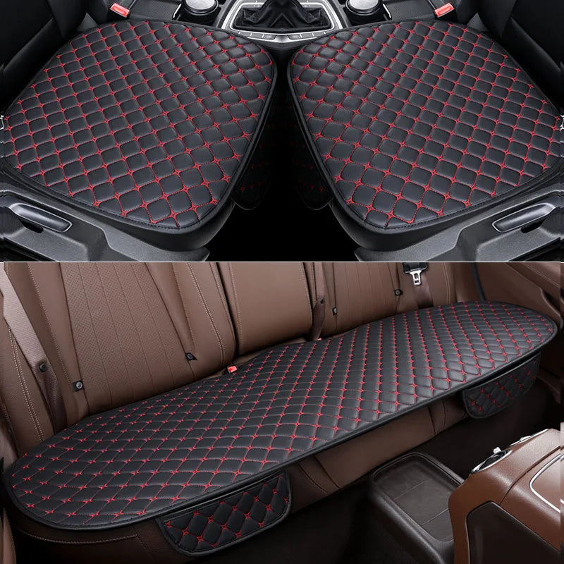 SEAMETAL Universal Car Seat Covers Pu Leather Car