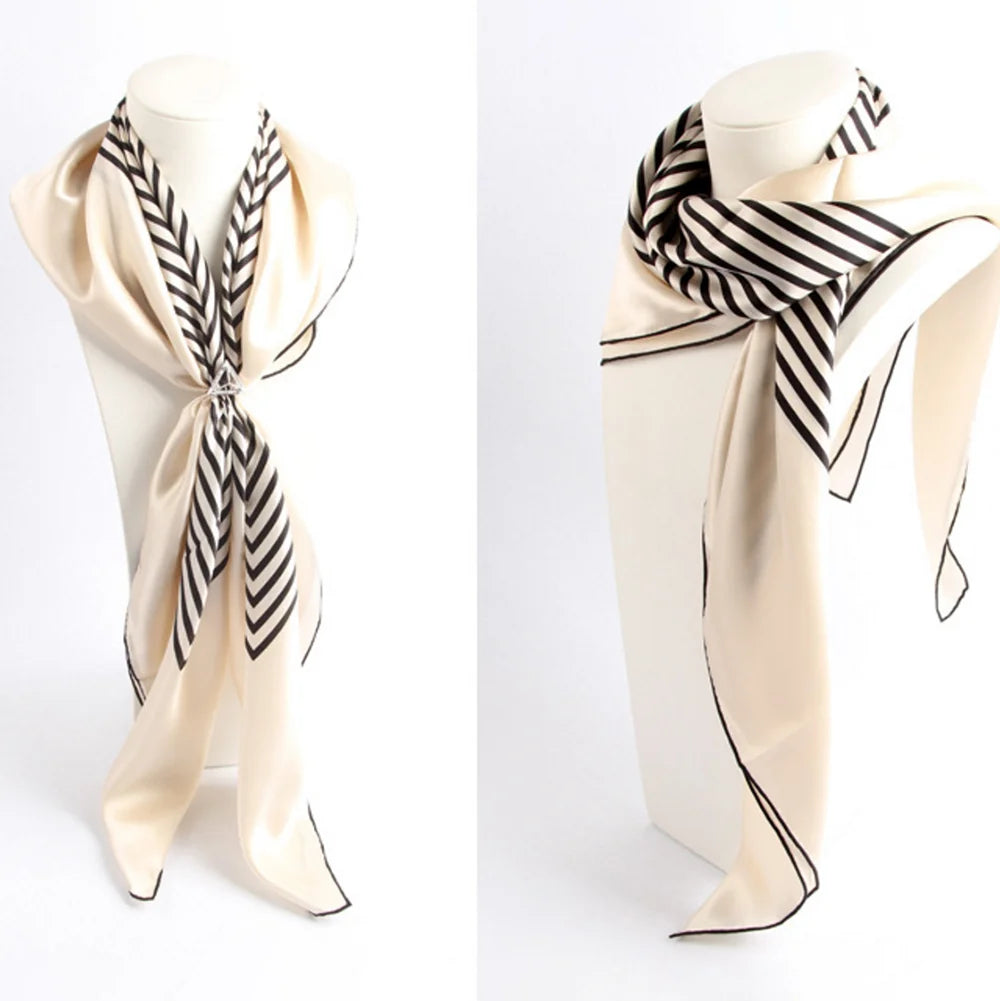 OMEA 100 Real Silk Square Scarf 90x90cm Handkerchief