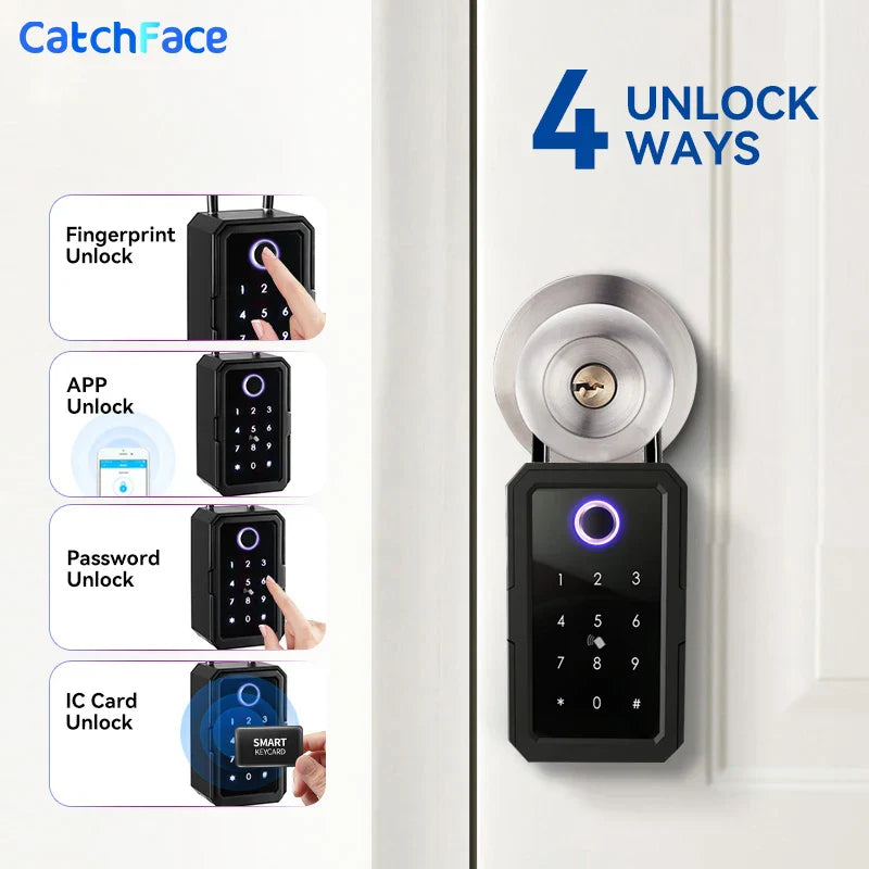 Key Box Outdoor Waterproof Safe Security Intelligent Password