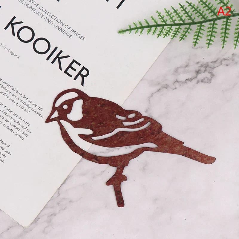 Sparrow Robin Garden Birds Outdoors Garden Decoration Rusty