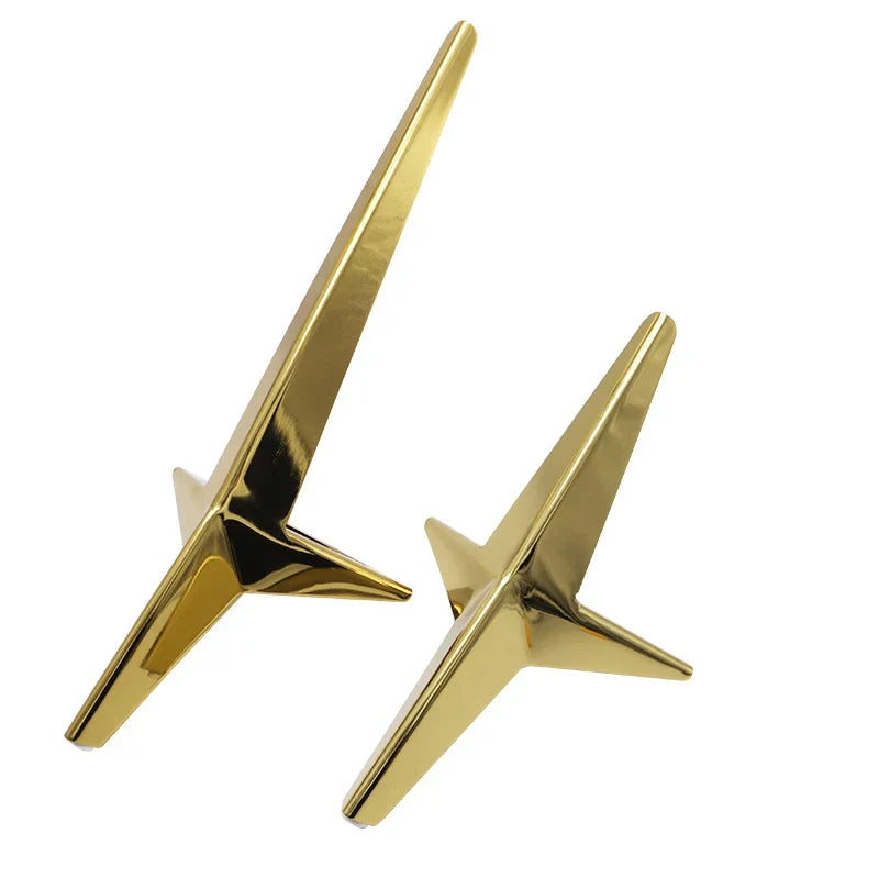 4Pcs Furniture Legs Gold Metal Heavy Duty Support