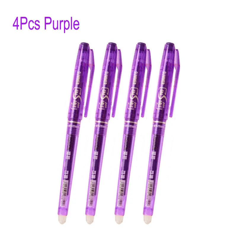 DELVTCH Erasable Gel Pen 0.7mm 0.5mm Bullet Tip