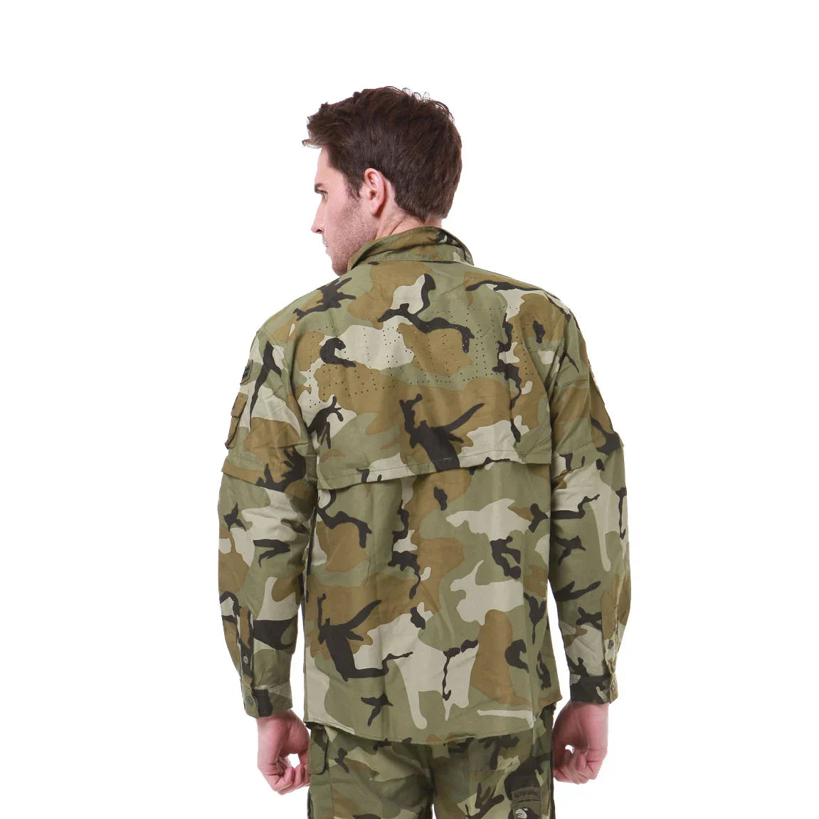 Quick Drying Men's Casual Shirt Detachable Sleeves Oversized