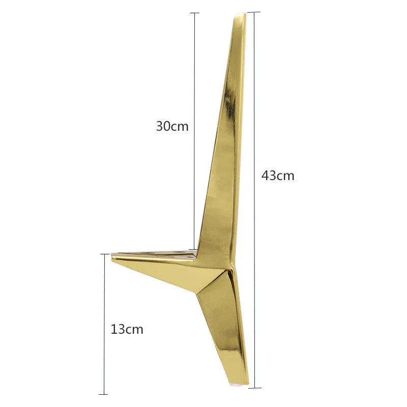 4Pcs Furniture Legs Gold Metal Heavy Duty Support