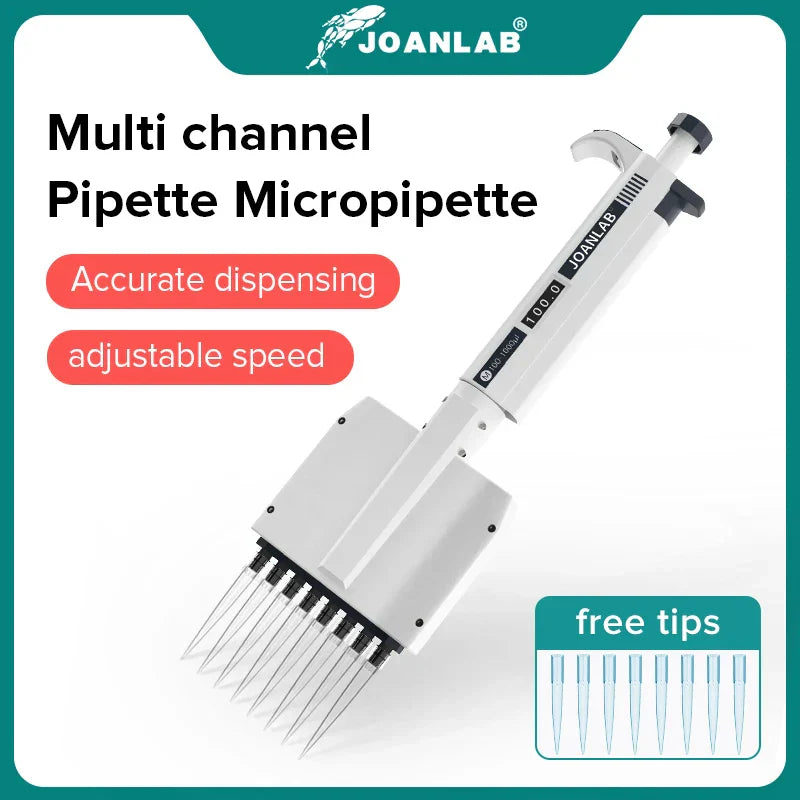 JOANLAB Official Store Multichannel Pipette Lab Equipment Manual