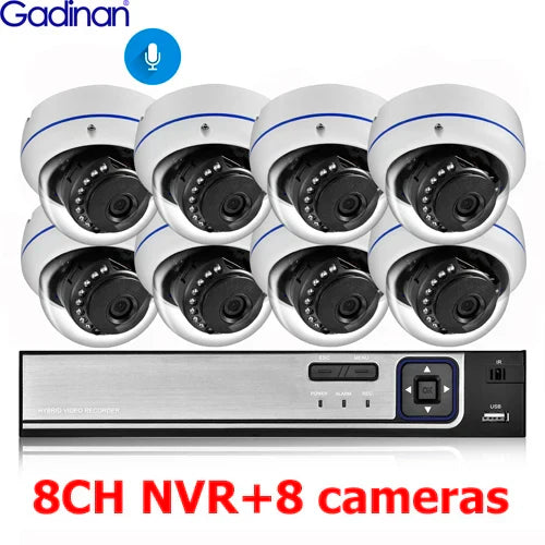Gadinan HD 4K 8MP Poe Camera Security System