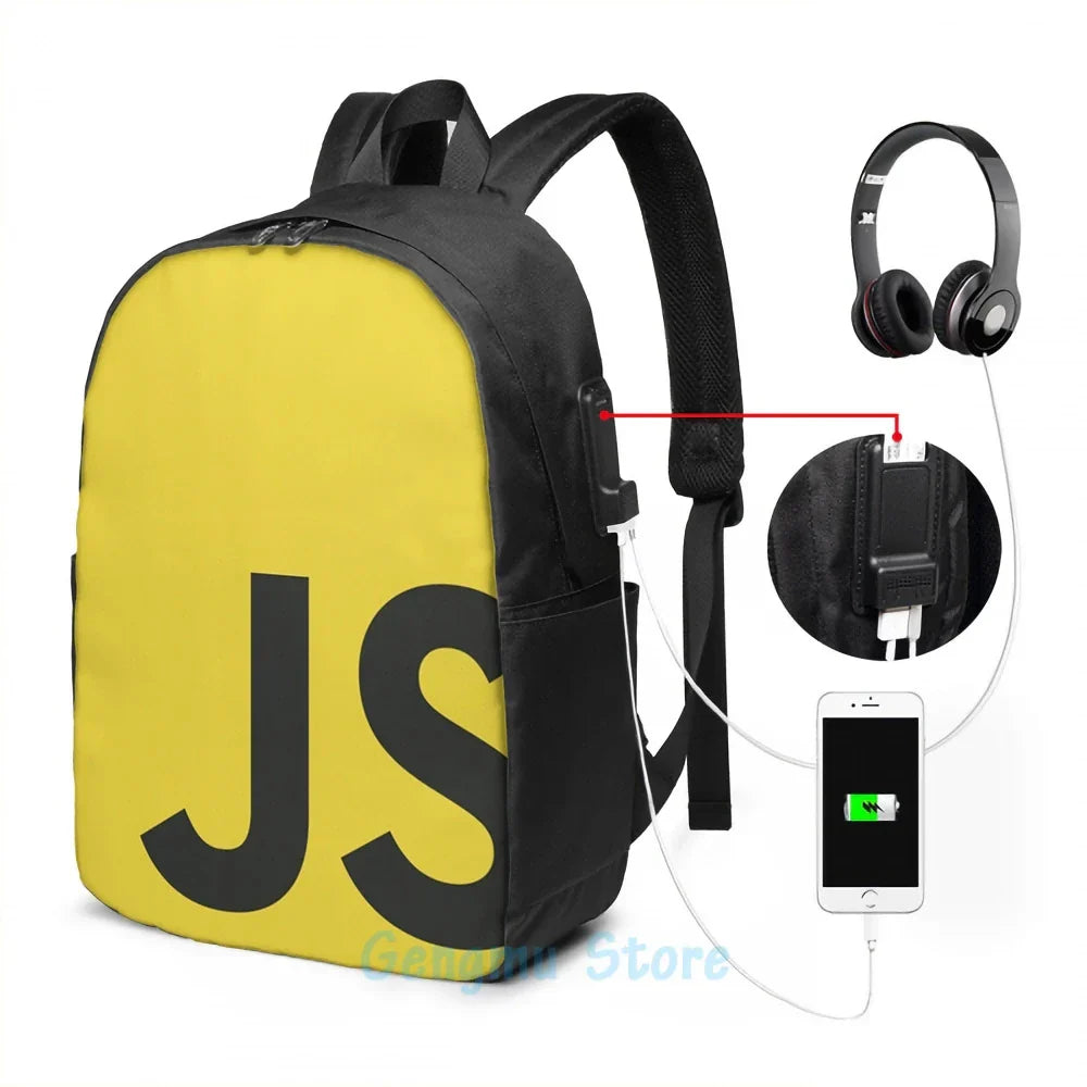 Funny Graphic print javascript js programming language logo