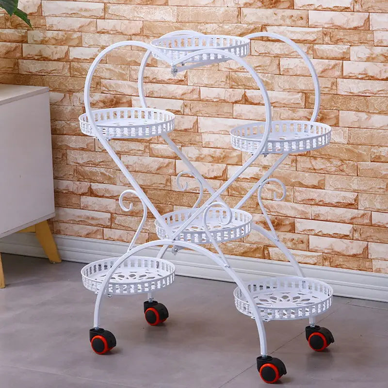 Plant Stand Metal Heart Shape Flower Pot Holder