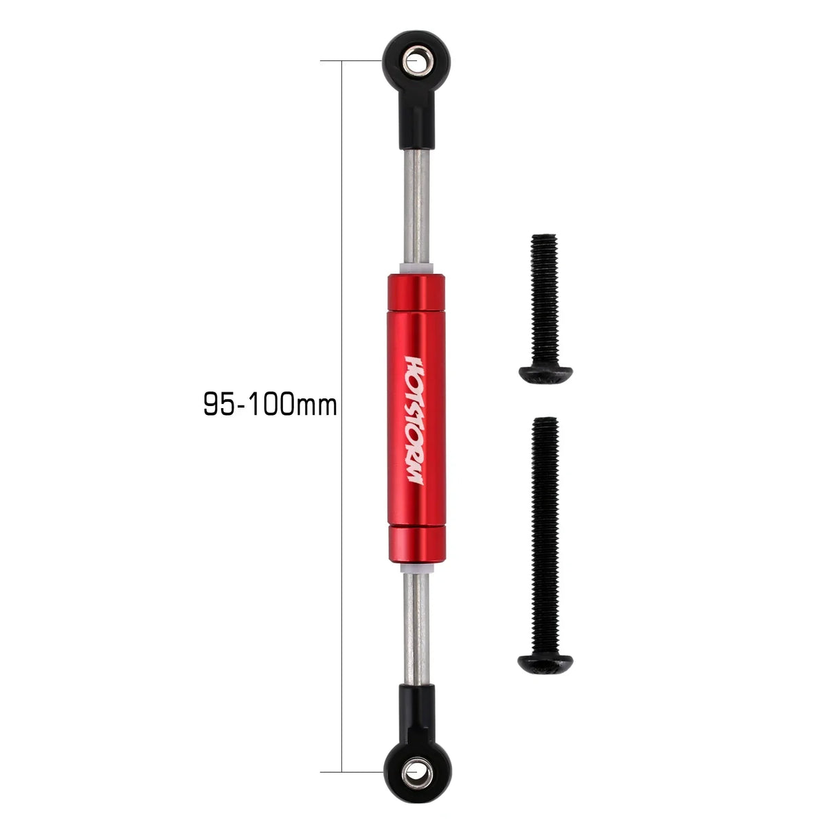 INJORA 1PCS 72-102mm Adjustable Servo Steering Link 1/10