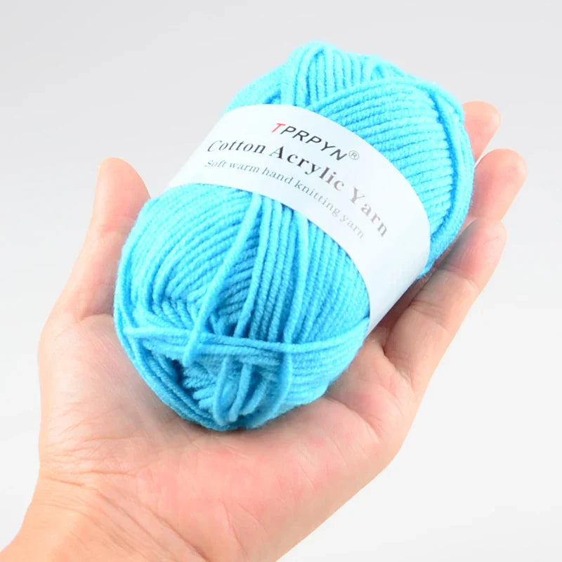 TPRPYN 12Pc Milk Cotton Yarn For Hand Knitting