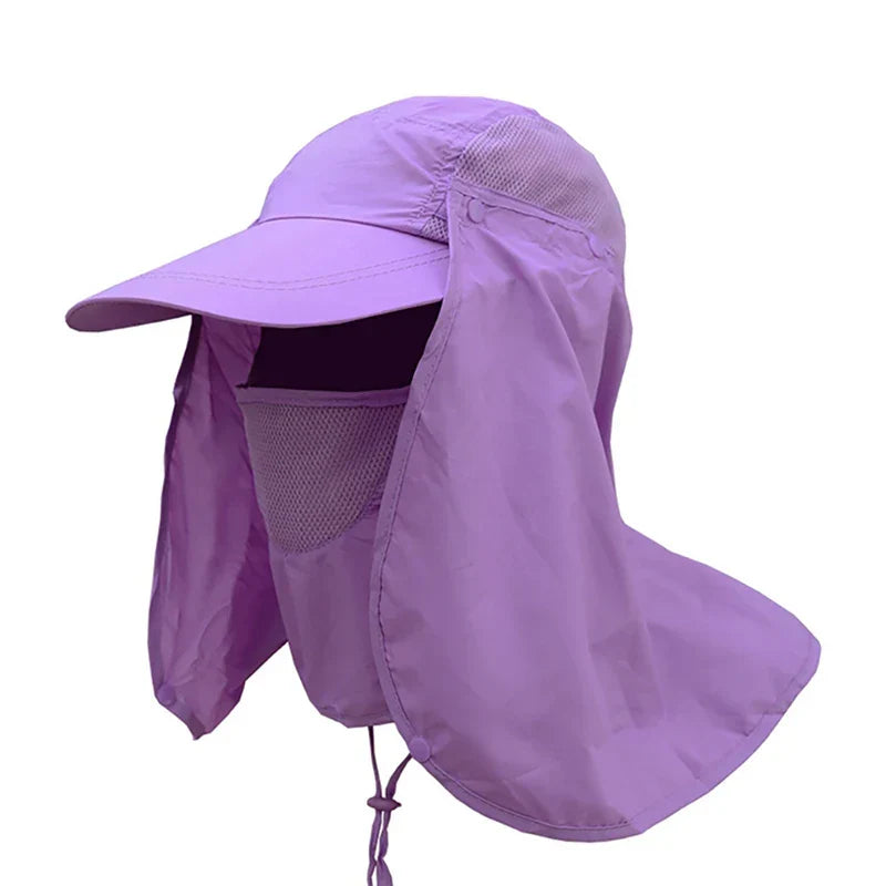 Protective Chapeu Feminino Neck Cover Ear Flap UV