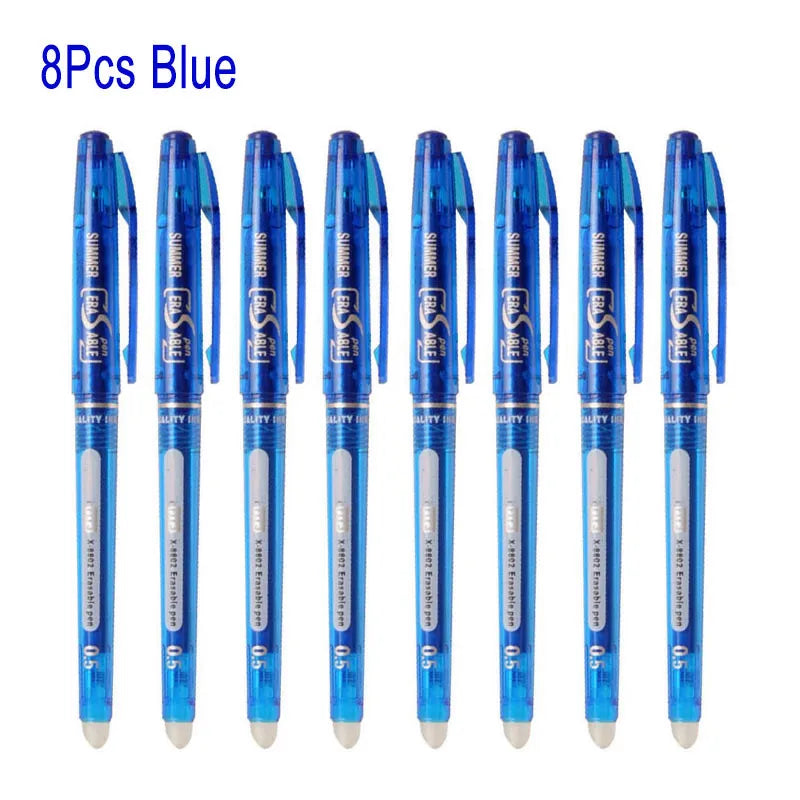 DELVTCH Erasable Gel Pen 0.7mm 0.5mm Bullet Tip
