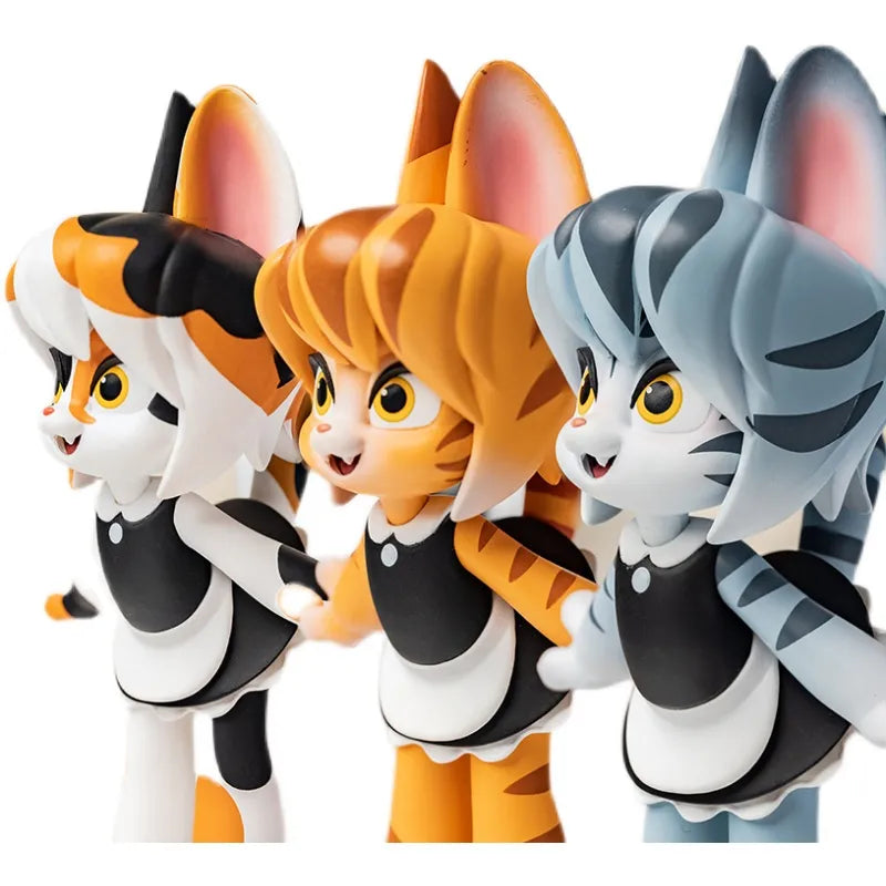 Blind Random Box Original Maidservant Cat Figures Toys