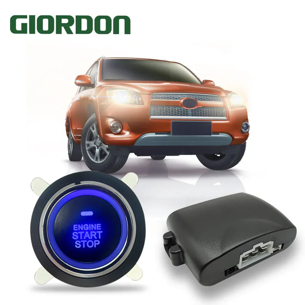 Universal Onebutton startCar Engine System 12V vehicle start