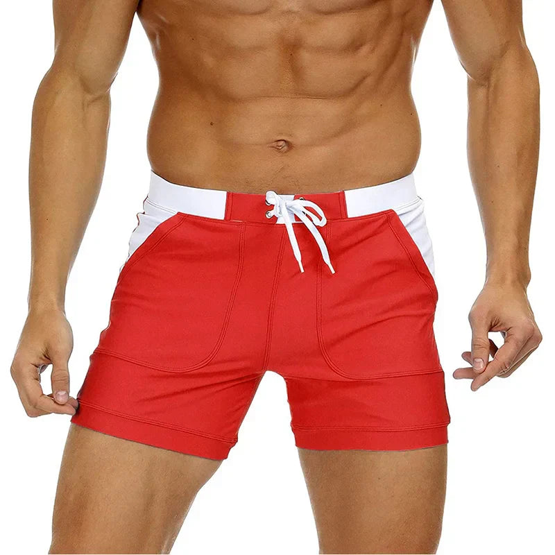 MAGCOMSEN Men's Swimwear Shorts Summer Quick Dry Swimming