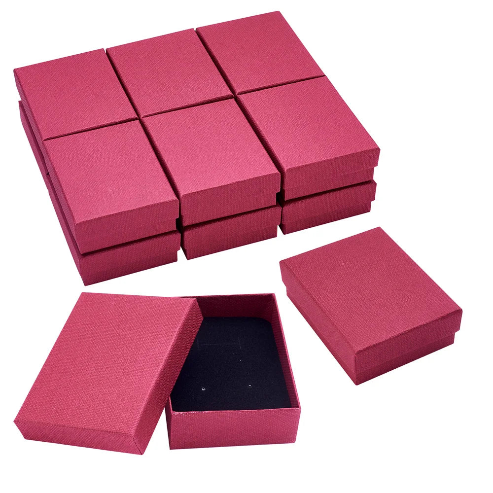 pandahall Cardboard Jewelry box Set Gift Boxes