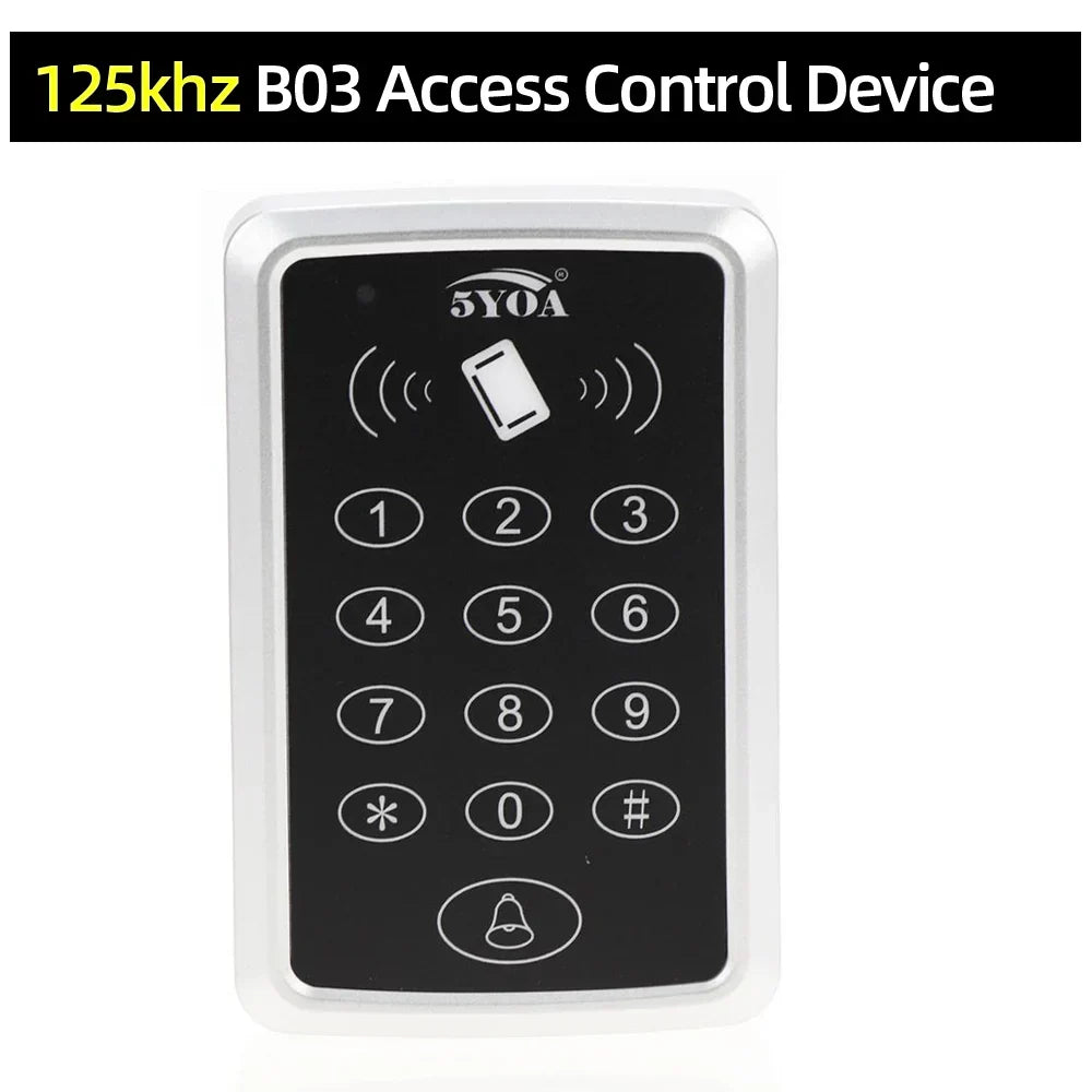 125KHz RFID Access Control Keypad EM Card Reader