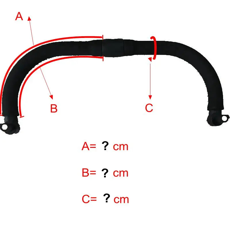 Stroller PU Leather Handle Covers Fit Cybex Mios