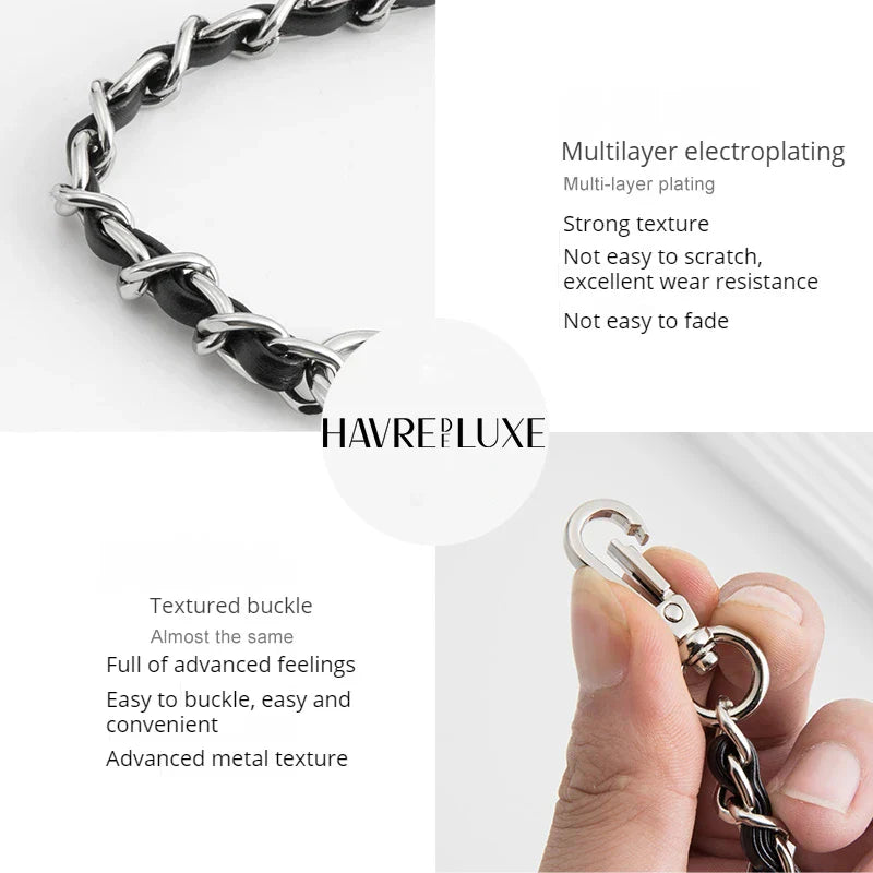 HAVREDELUXE Bag Chain Bag Strap Shoulder Strap Replacement