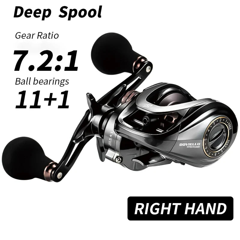HIAW200 Baitcasting Reel 9.5Kg Max Drag 11 +
