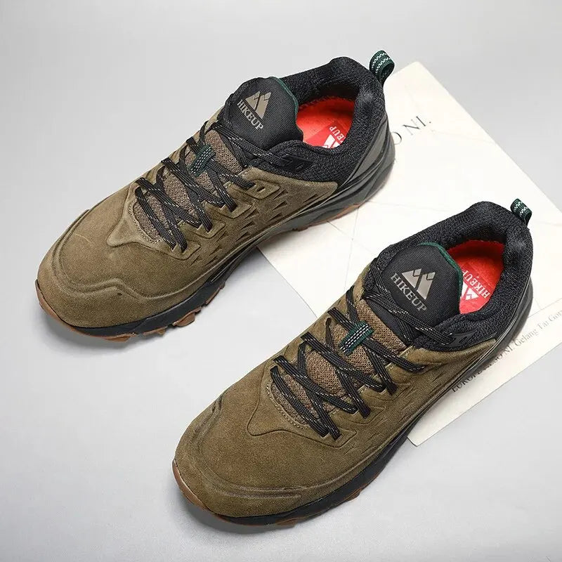HIKEUP Latest Men's Hiking Shoes Wear-resistant Non-slip Outdoor