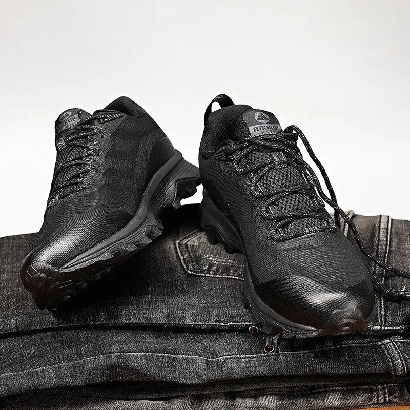 HIKEUP Outdoor Running Shoes Men Women Anti-skid Hiking
