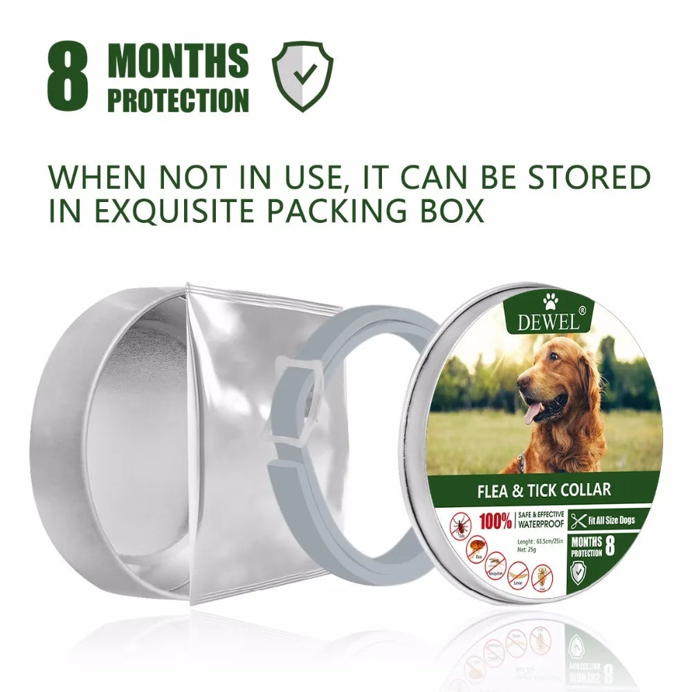 Benepaw Anti Tick Flea Collar Dog 8 Months