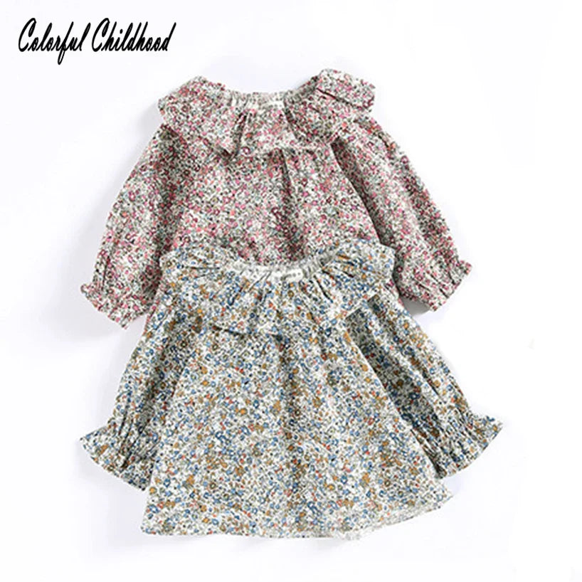 Sweet Ruffles Lace Collar Shirt for Girls Cotton