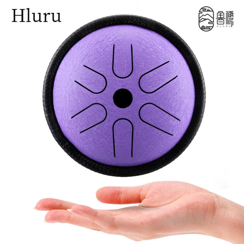 HLURU Mini Music Drum 5.5 Inch 6 Notes