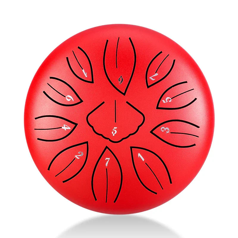 HLURU Mini Steel Tongue Drum 6 Inch 11