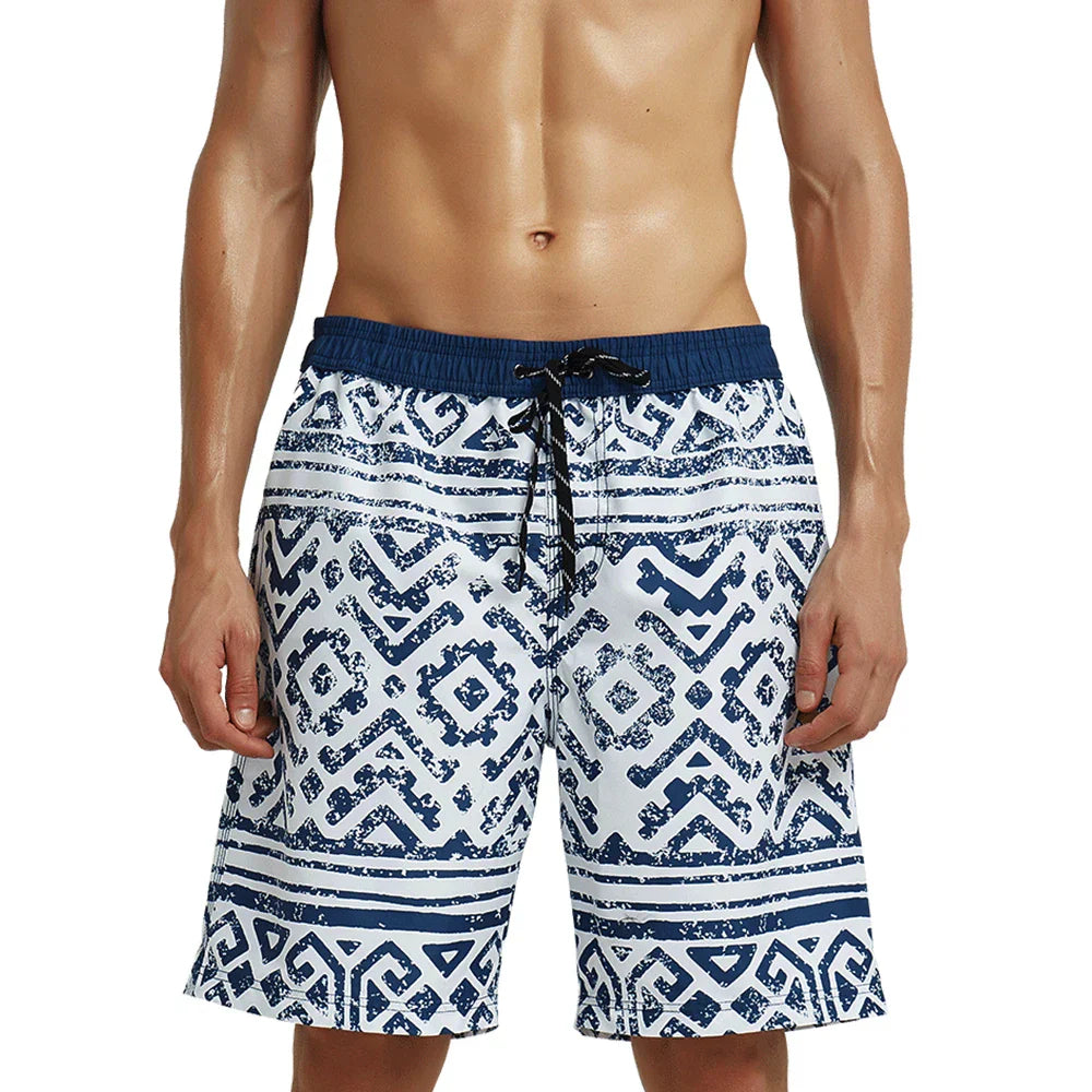 HOTMANGO Men's Beach Shorts Quick Drying Loose and